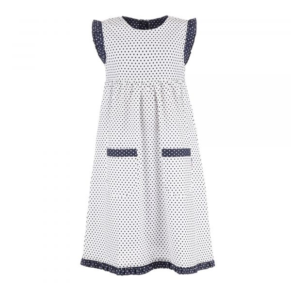 Kinderkleid, gepunktet
