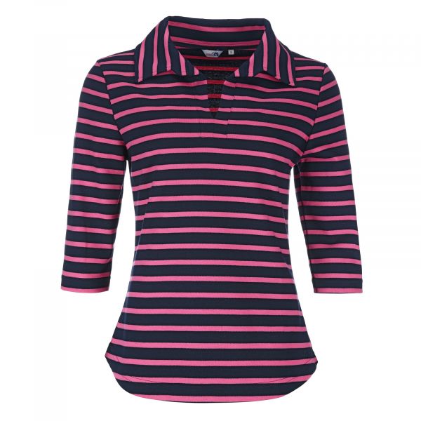 Damen Shirt mit Polokragen